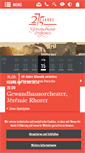 Mobile Screenshot of gewandhausorchester.de